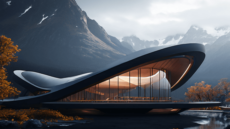 pavilion for an international Expo, Blending Innovation with Nature, with CrXaI